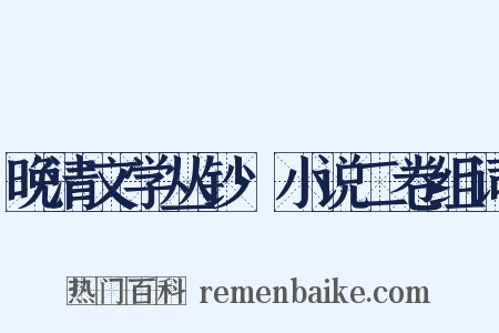 晚清文学丛钞·小说二卷组词是什么意思的图片